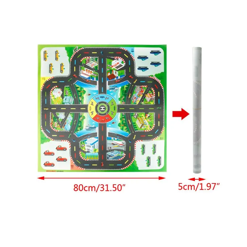 Children Educational Toys Kids Baby Play Mat Car Flying Chess Racing Game Pad 2