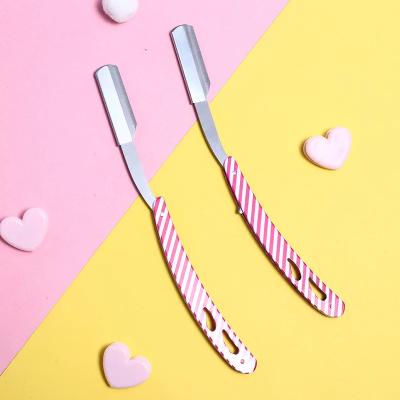 Men Shaving Barber Tools New Vintage Razor Eyebrow Razor Shaving Razor Stainless Steel Shaving Razor men 5