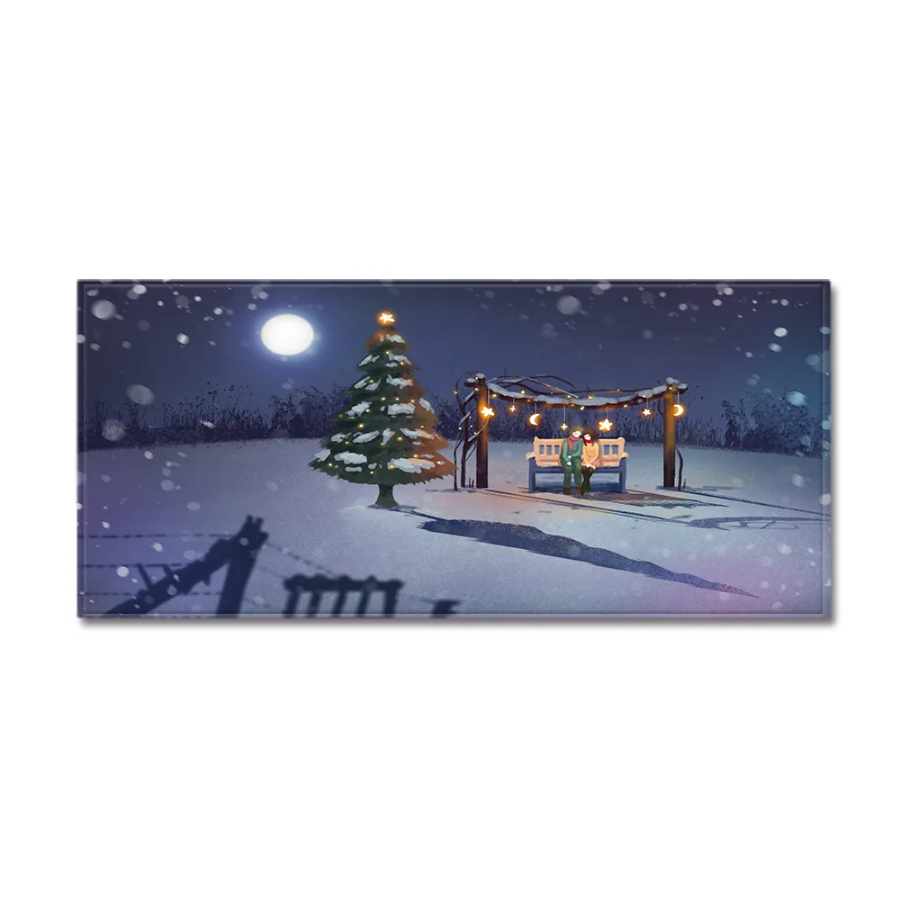 Thregost Merry Christmas длинные коврики для прихожей гостиная ковры для спальни Противоскользящий дверной коврик из Микрофибры Кухонные ковры моющиеся - Цвет: Q190626-A013