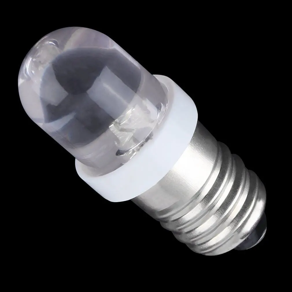 

Hot 100% brand new and high quality Low power consumption E10 LED Screw Base Indicator Bulb Cold White 6V DC Fast Delivery