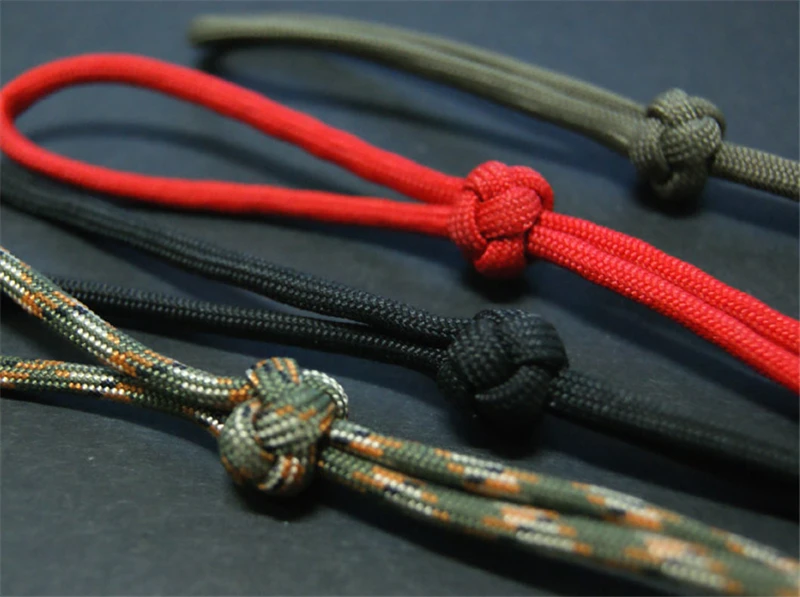 4 piece Handmade Weave Ropes Parachute Cord Knife Pendant Lanyard Cosplay Accessories for Boy Girl DIY Toy Collectible Hot | Тематическая