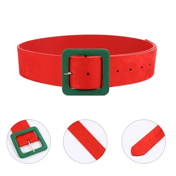 

1PC Women Waist Belt Portable Stylish Simple Durable Comfortable Square Buttonhole Belt Waist Belt Decoration Belt for Women Dre