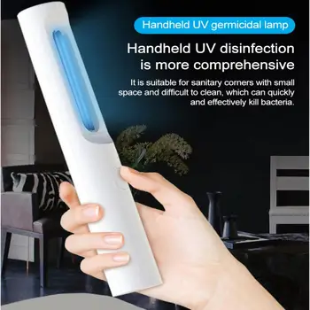 

Handheld UVC Lamp Sterilizer 5W Disinfection Lamp Ultraviolet Germicidal Light Home Travel Sterilization Stick esterilizador uv