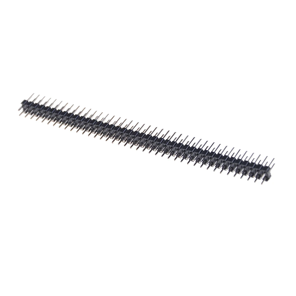 

ZLinKJ 40Pin 2.54mm Double Row Straight Male Pin Header Strip For PCB 10pcs/lot
