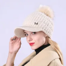 Зимние Утепленные шапки, увеличивающие тепло, M Mark Heavy Seta The Ball, вязаные шерстяные шапки