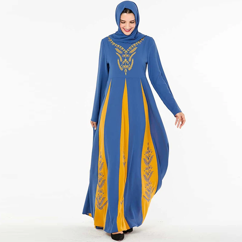 Зимние турецкие платья abaya, Дубай, Женская хлопковая одежда из ...