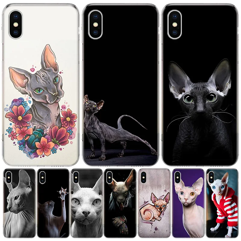 Lavaza Сфинкс Кот телефон для Apple Iphone 13 14 Pro Max 12 Mini 11 чехол X XS XR 8 Plus 7 6 6S SE 2020 5 дюймов