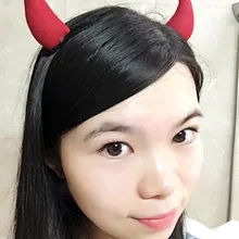 Хэллоуин демон красный бык рога заколки COS моделирование головной убор рождественские украшения Женская Детская повязка 4 г