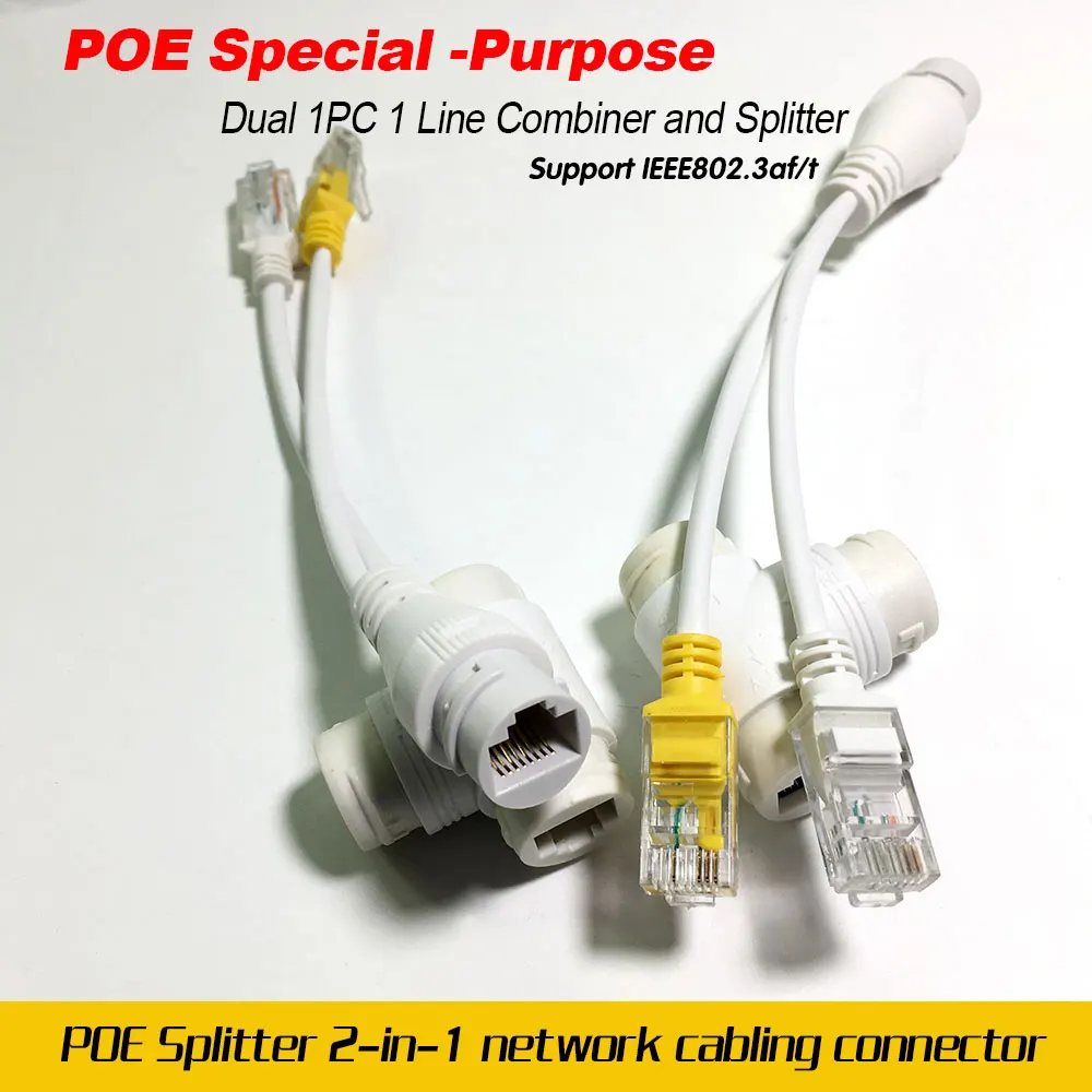 Achetez en gros Ip67 étanche Rj45 Dc Jack Réinitialisation Poe/split C Pour  Caméra Réseau Ip Chine et Assemblage C Fendu à 0.9 USD