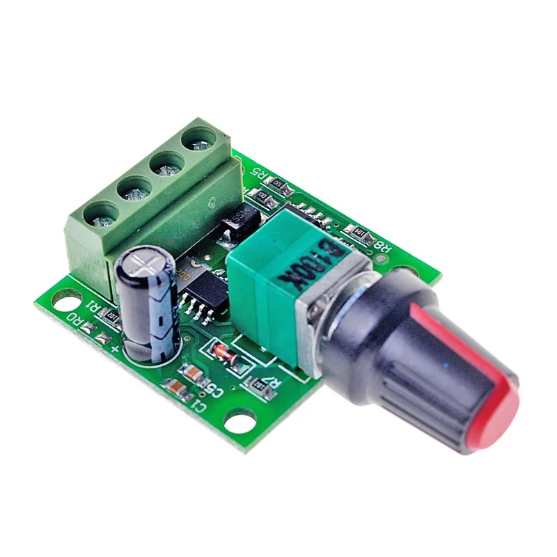 30W 2A DC 1.8V -15V PWM 모터 속도 컨트롤러 레귤레이터 저전압 팬 속도 제어 스위치 PWM 조정 가능한 드라이브 5V 12V