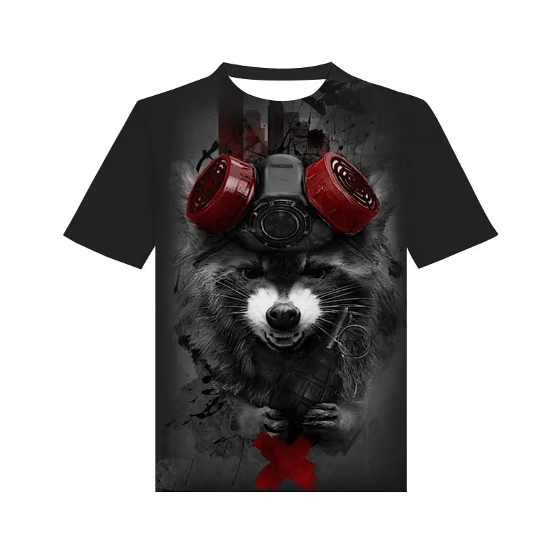 

Bomb mouse summer T-shirt 3d men's short-sleeved T-shirt shirt round neck T-shirt fashion casual men's clothing