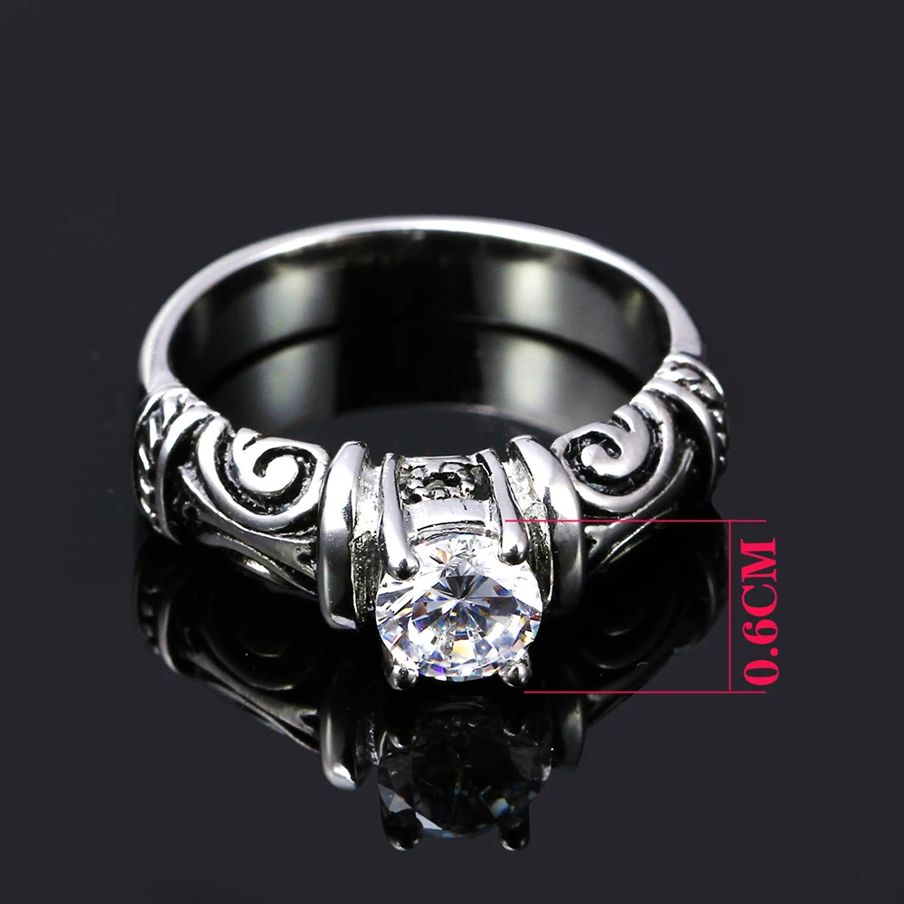 316L Titanium steel ring for women (4)