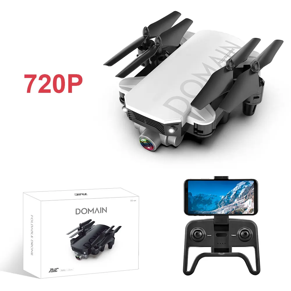 White 720P R7 RC 4K Дрон с HD широкоугольной камерой 720P RC вертолет Дрон Профессиональный Следуйте за мной жестами фото Квадрокоптер VS F8 R8 SG106 - Цвет: White 720P
