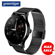 Смарт-часы Greentiger K88H с Bluetooth, монитор сердечного ритма, фитнес-трекер, умные часы, спортивный смарт-браслет для Android IOS