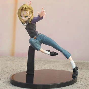 

15cm Anime Dragon Ball Z Android 18 PVC Action Figure Lazuli battle Ver. Collectible Model Toys