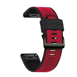 Enhance your timepiece with our Stylish Printed Silicone Smart Watchband Strap featuring a Quick Release mechanism - 22mm Fenix 5 5 Plus (15)