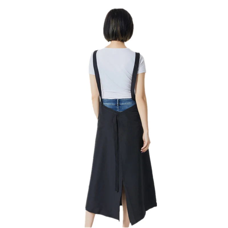 Salon Profession Hairdresser Antifouling Work Apron Barber Assistant Coffee Restaurant Nail Shop Work Clothes Long Apron 3