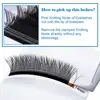 YY Style Eyelash Extensions Faux Mink Double Tip Eyelashes Wholesale Premade Volume Fan YY Lash Individual Makeup Grafting Lash ► Photo 3/6