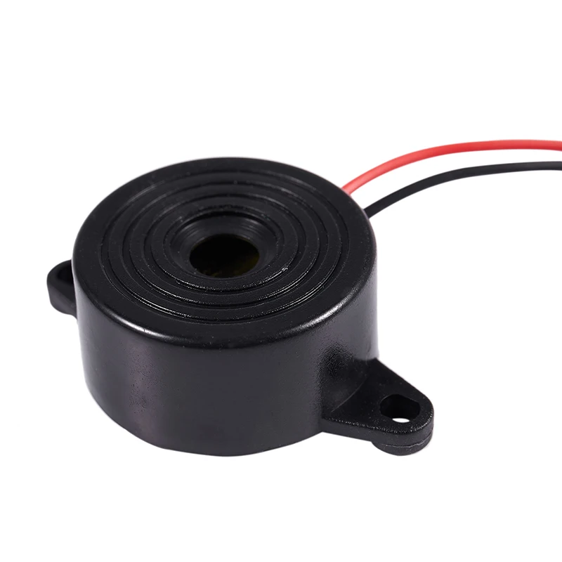 Promotion-5 Pcs DC 3-24V 85dB Sound Electronic Buzzer Alarm Black 23 x 12mm