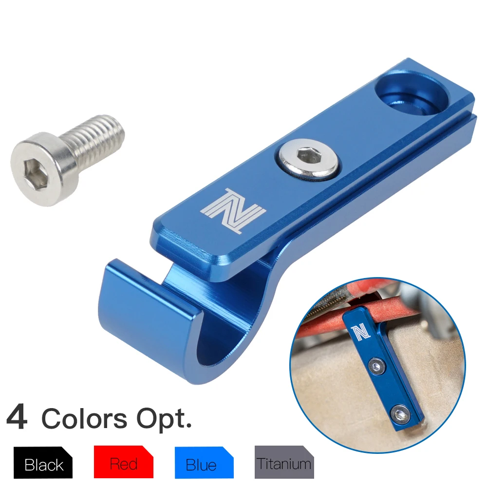 Raptor 700 660 350 250 125 Warrior Brake Line Clamps Alba Racing Black