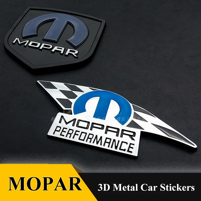 Металлическая 3d наклейка Mopar Performance на автомобиль эмблема для стайлинга