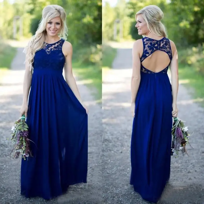 cheap cobalt blue bridesmaid dresses