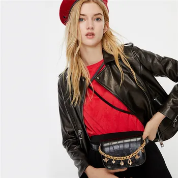 

Summer New Detachable Belt Compact Metal Chain Bag Dual-use Portable Waist Bag High Quality Female Purse and Handbags Sac A Main