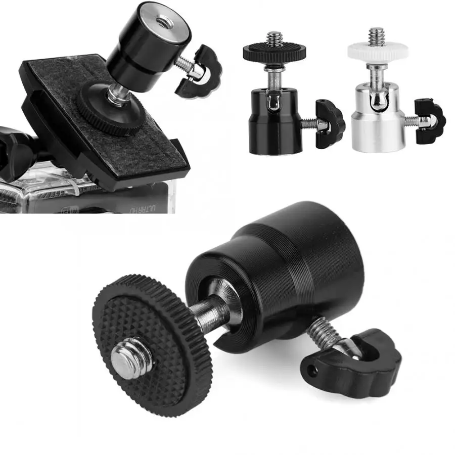 360 Degree Rotation Mini Ball Head Ballhead 1/4" Stand for DSLR Camera Camcorder Ball Head