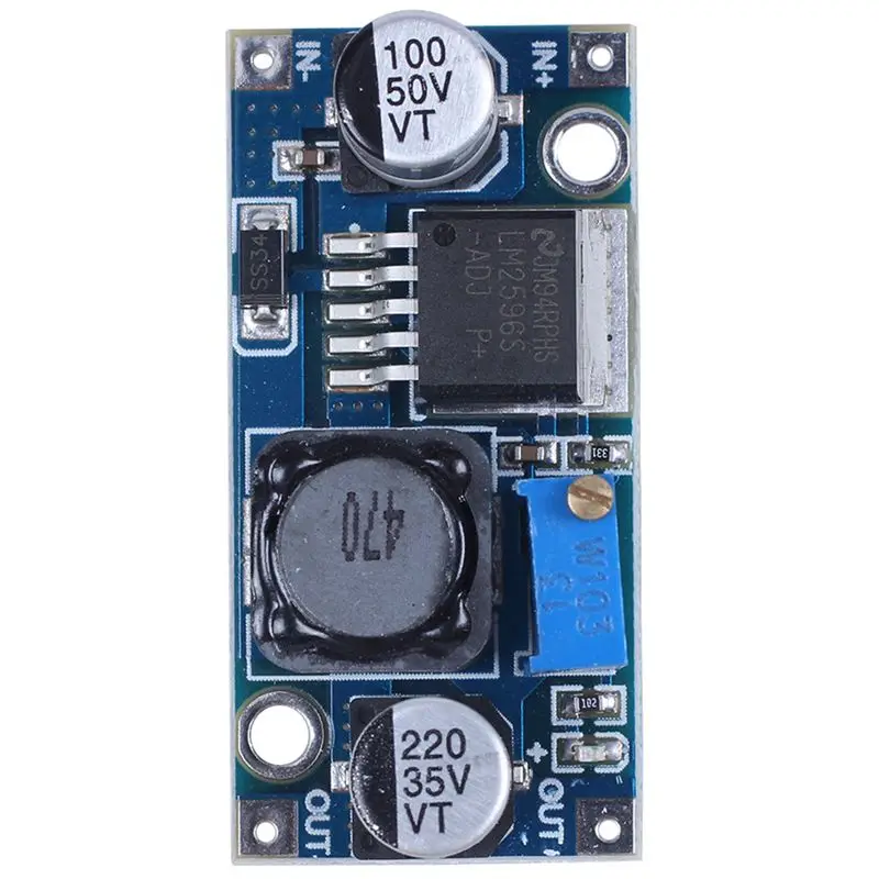 

5pcs LM2596S DC-DC Buck Converter Adjustable Power Supply Step Down Module