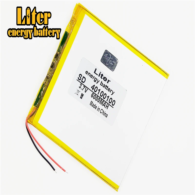 1 шт 3 7 V 6000mAh аккумулятор планшетный ПК планшет eneric бренд rechareable литий-полимерный