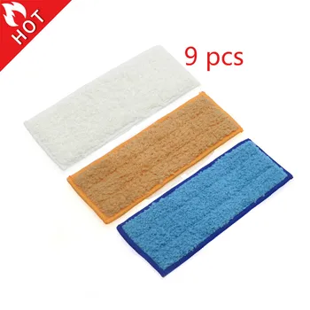 

9pcs/lot robot cleaner brushes spare parts 3pcs Wet Pad Mop +3pc Damp Pad Mop + 3pcs Dry Pad Mop for iRobot Braava Jet 240 241