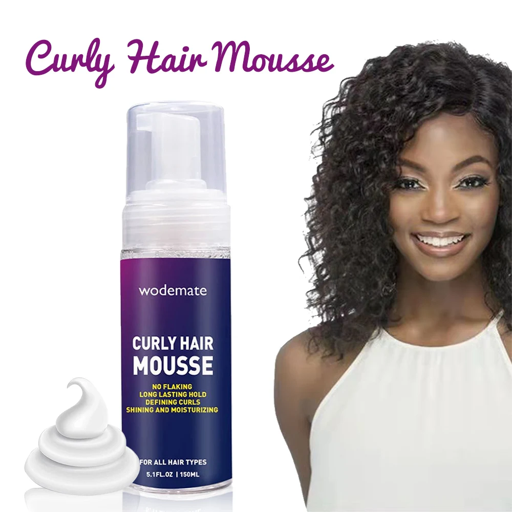 Custom Label Curly Hair Mousse for Wigs Nourishing Curl Boost Cream