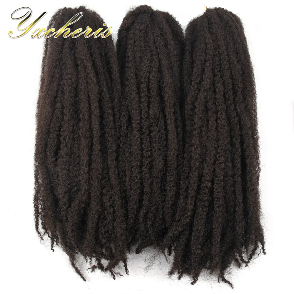 YXCHERISHAIR Kanekalon косички марли волос 18 &quotДлинные Серые светлые термостойкие АФРО