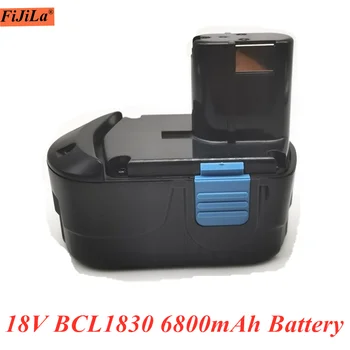 

18V 6800mah Replacement Li-ion Battery For Hitachi BCL1830 BCL1815 BCL1820 EBM1830 Rechargeable Power Tools Battery