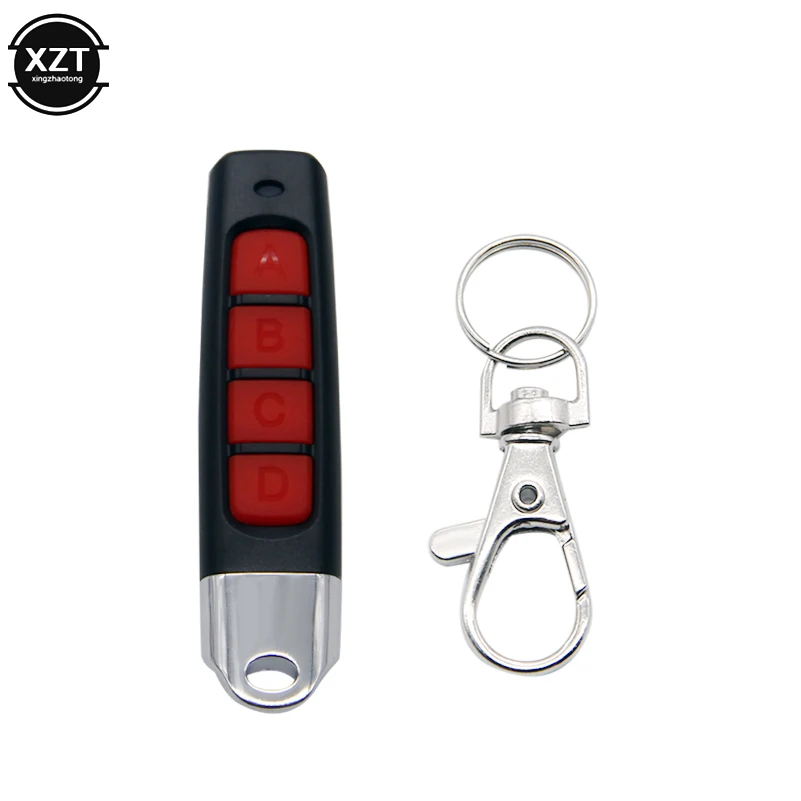 black and red Новые гаражные ворота пульт дистанционного управления 433 МГц 4 клавиши Авто пара копия удаленный для гаражной двери открывалка пульт дистанционного управления Дубликатор - Цвет: black and red