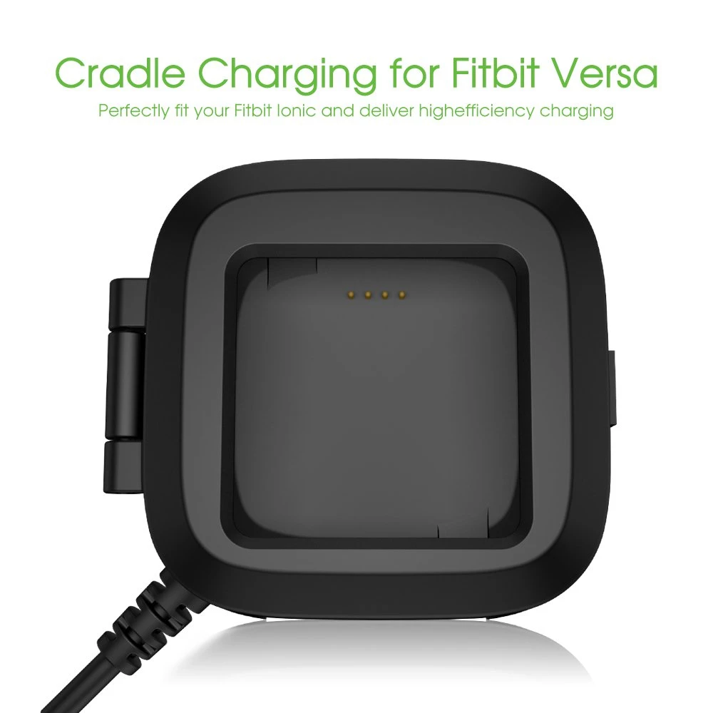 Replaceable USB Charger For Fitbit versa lite Charge Smart Bracelet USB Charging Cable for fitbit versa 2 Wristband Dock Adapter