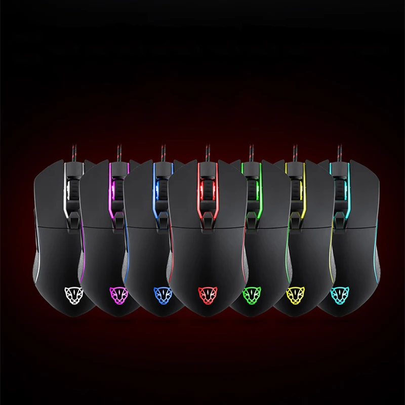 V30 USB вилка Проводная игровая мышь RGB светодиодный USB оптическая мышь для ноутбука профессиональная игровая мышь для ПК настольные компьютерные мыши