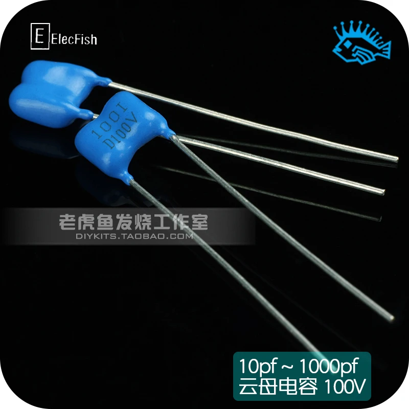 10PCS 10pf - 1000pf full range ELECFISH MBL military-grade mica 100V 5% PCM5 (can be matched) | Электроника