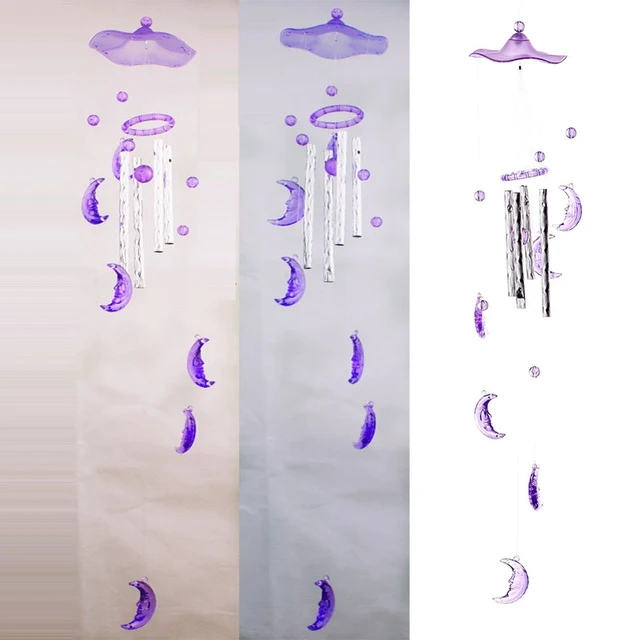 1Db 45 Cm Aranyos Fémcsövek Csengő Szél Kerti Udvar Lógó Otthoni Dekoráció Baba Ágy Ajtó Keret - Image 3