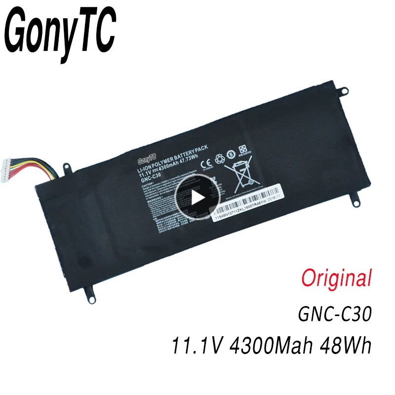 GONYTC 11 1 V 4300 мА/ч 47.73Wh новый оригинальный ноутбук Батарея GNC C30 для GIGABYTE U2442 U24F P34G V2