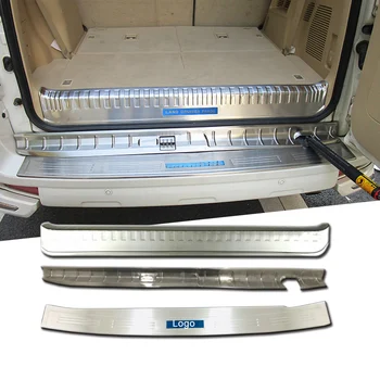 

1 Set Rear Bumper Protector Tail Trunk Guard Door Sill Scuff Full / Half Cover Trim For Land Cruiser Prado FJ150 150 2010 -2019