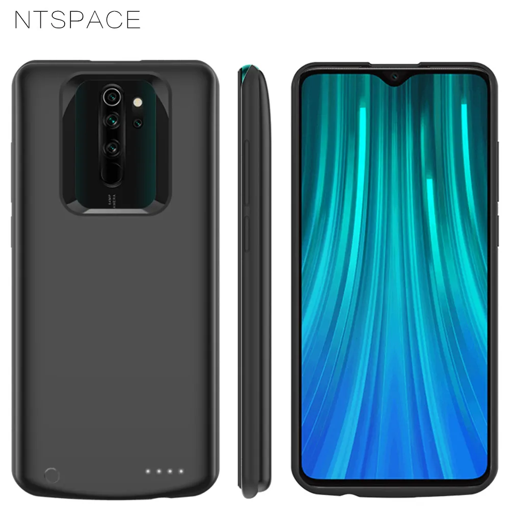 6500 мАч зарядное устройство чехол для Xiaomi Redmi Note 8 Pro power Case резервного питания банк
