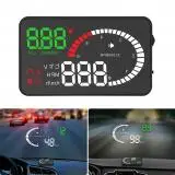 

GPS Navigation Windshield Projector Voltage Alarm Car Hud Overspeed Warning OBD2 Accessories Auto Head Up Display HD Speedometer