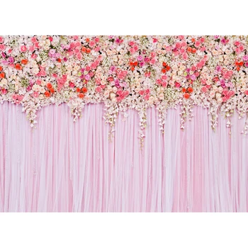 

Thin Vinyl Photography Background Computer Printed Children Backdrops Valentine's Day Flower Backdrop for Photo Studio F-1617