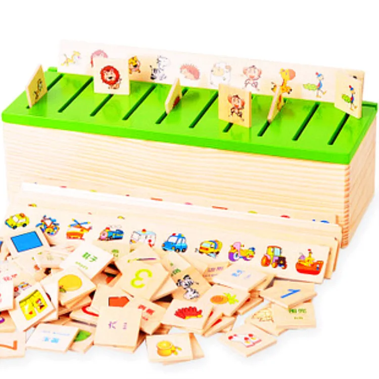 

Wooden Learning Shape Knowledge Box Classification Box Toy Montessori Early Childhood Educational Matching CHILDREN'S Intelligen