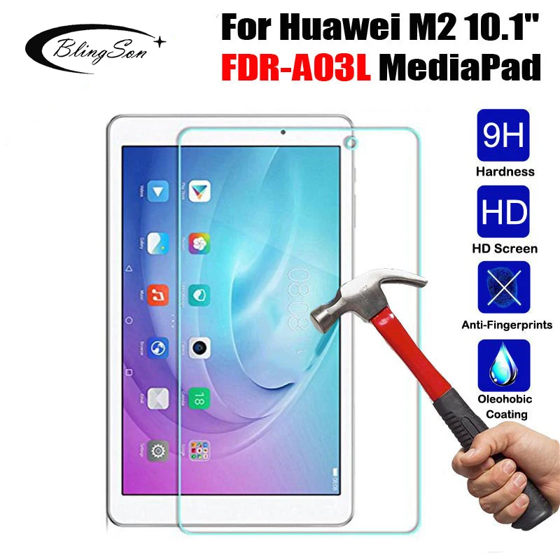 

9H Tempered Glass For Huawei M2 Lite 10.1 inch FDR-A01W FDR-A03L Tablet Screen Protector For Huawei T2 Pro 10 Protective Film