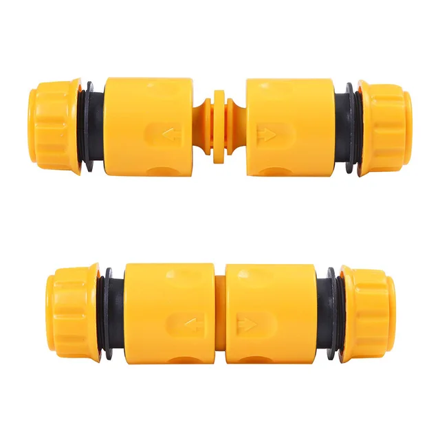 6 Dcs Abs Garden Gyors Tömlő Csatlakozó 1/2 ”Vége Kettős Hím Tömlőcsatlakozó Ízületi Adapter Hosszabbító Készlet A Tömlőcső Csőhöz - Image 5