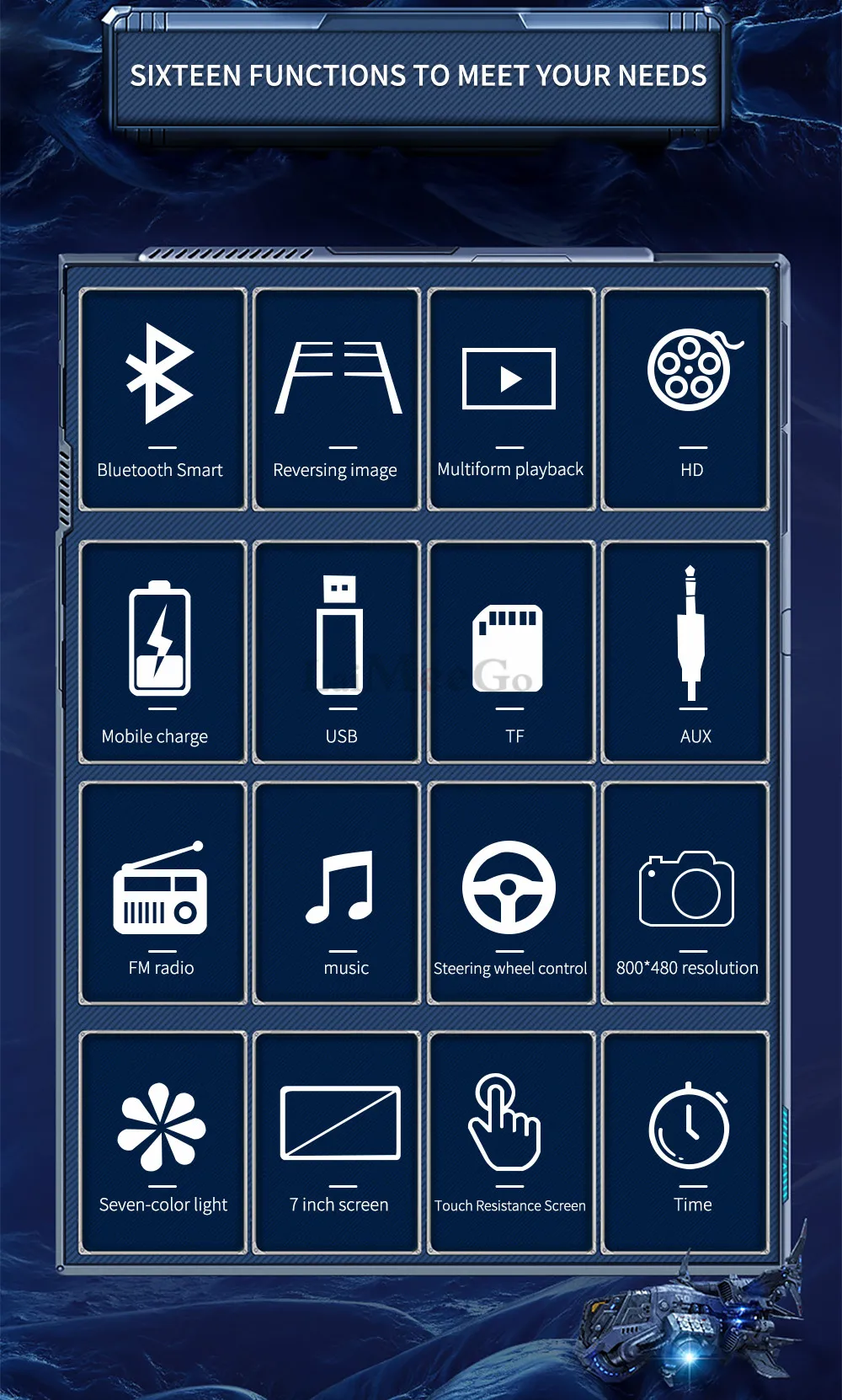 Auto radio 2 din Car Radio 7 HD Autoradio Multimedia Player 2DIN Touch Screen Auto audio Car Stereo MP5 Bluetooth USB TF FM SD (16)