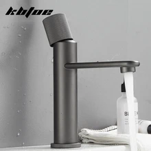 Bathroom Brass Sink Faucet Single Handle Basin Wash Hot Cold Water Mixer Tap Toilet Deck Mounted Matte High Short Spray Faucet