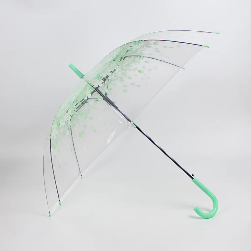 

Currently Available Supply Fashion Machine Printed Cherry Blossom Pattern Umbrella Automatic Bone Straight Umbrella Baking Varni